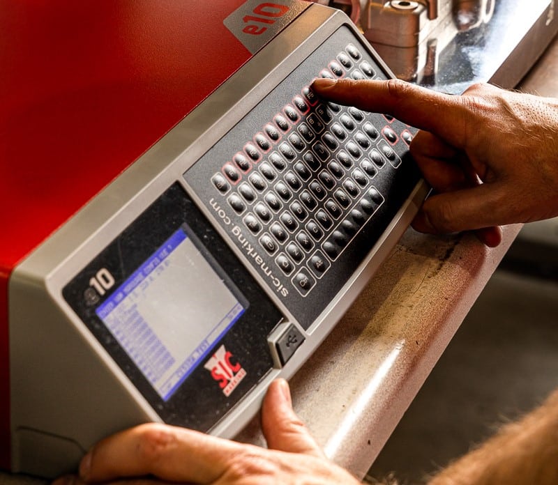 Controller del sistema di marcatura portatile a micropercussione P63