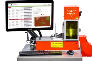 Marcatore Laser per Targhette con caricatore automatico