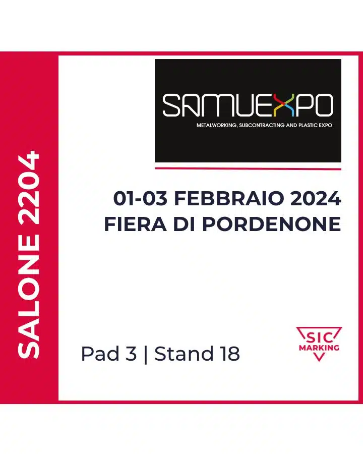 SIC Marking Samuexpo Pordenone 2024