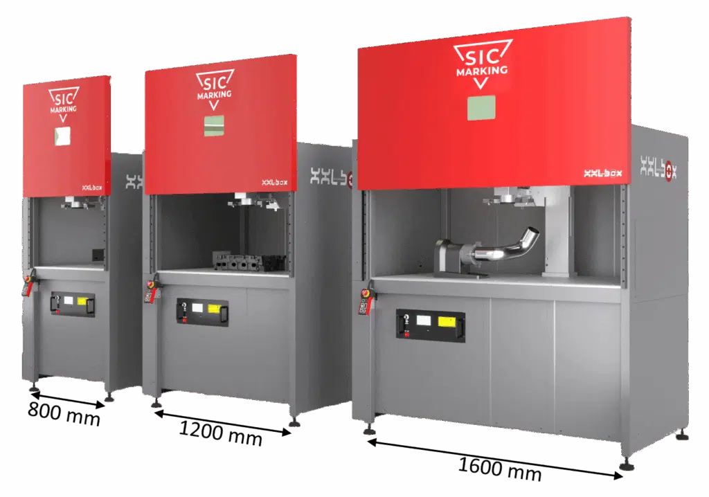 Stazione di Marcatura Laser XXL-BOX per pezzi voluminosi