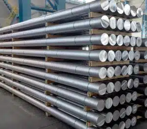 Il marcatore laser portatile LMOOV è perfetto per marcare facilmente Billette di alluminio in fabbrica.