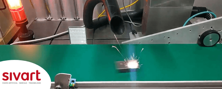 Marcatura laser in movimento