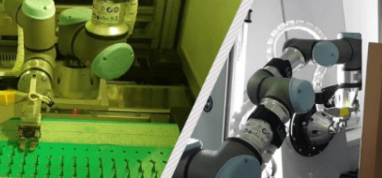 Storie di successo: sistema di marcatura laser automatico che lavora con un Cobot